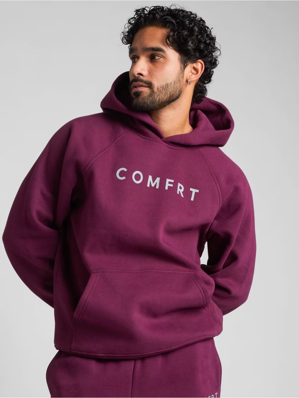 Comfrt Tranquil Hoodie in Plum